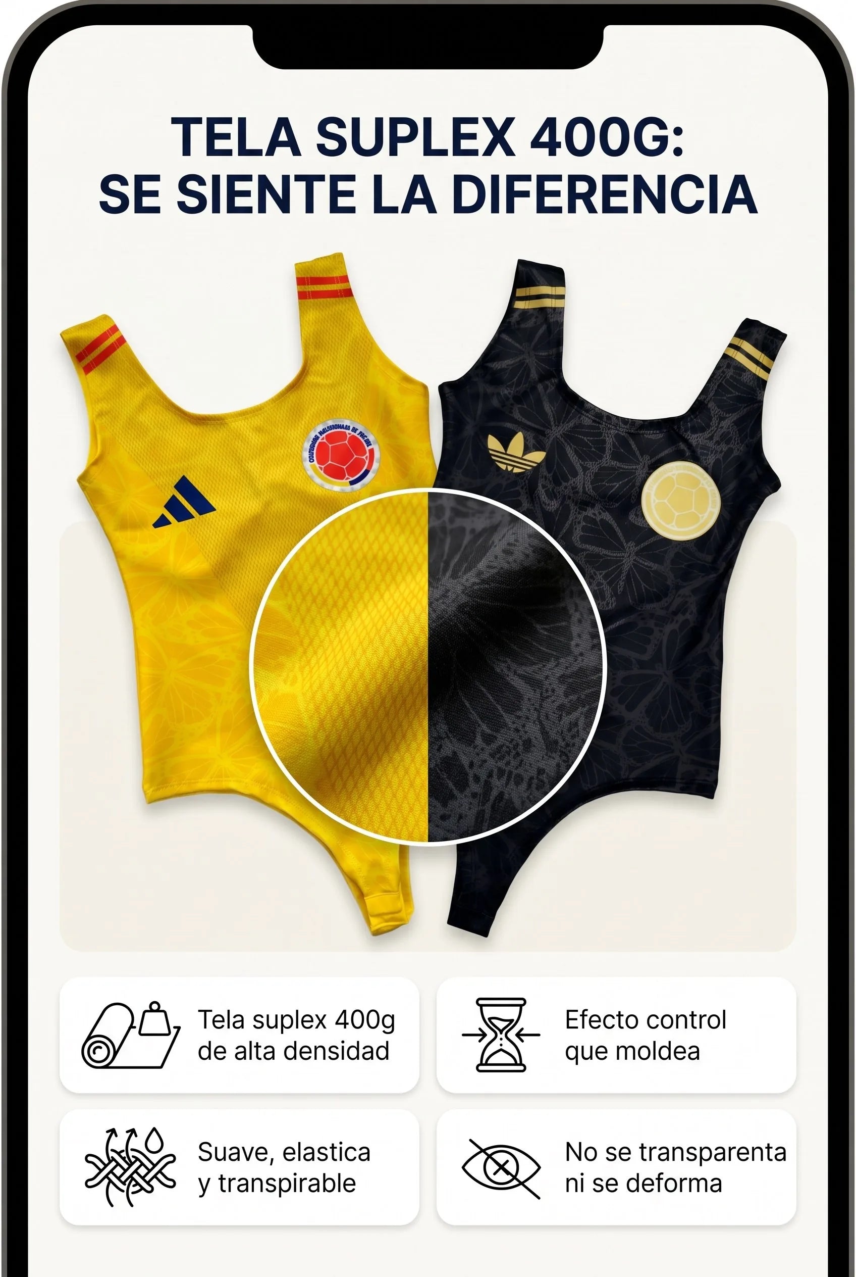 Body Seleccion Colombia - Materiales