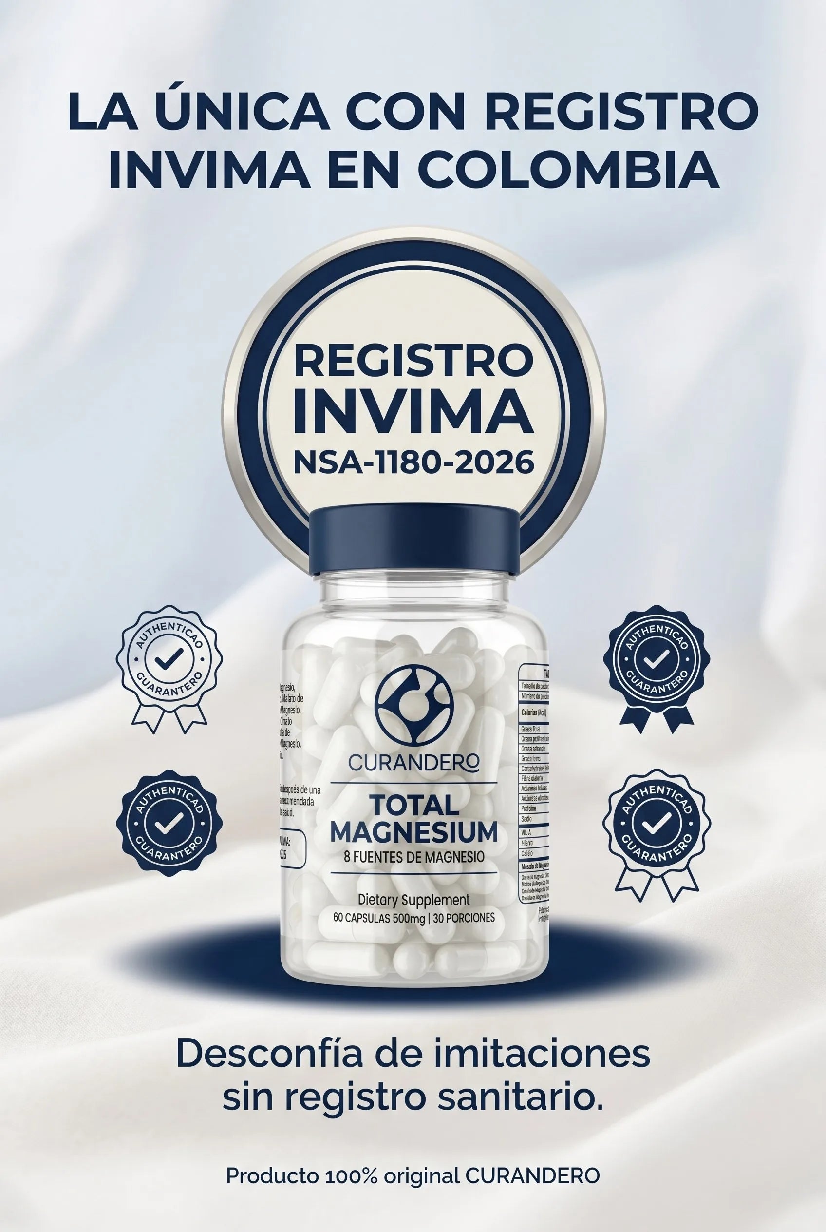 CURANDERO Total Magnesium - Unica Tienda